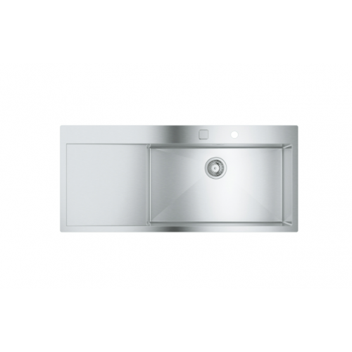 Кухненска мивка от неръждаема стомана с отцедник GROHE K1000    